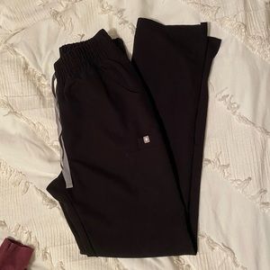 FIGS Black Yola High Waisted Scrub Pants